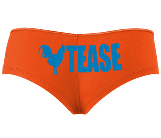 Cock Tease - Rooster - Orange Boyshort