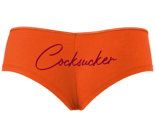Cock Sucker - Orange Boyshort