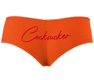 Cock Sucker - Orange Boyshort