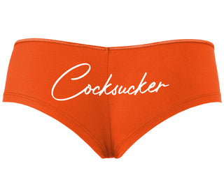 Cock Sucker - Orange Boyshort