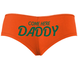Come Here Daddy - Orange Boyshort