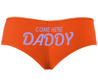Come Here Daddy - Orange Boyshort