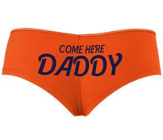 Come Here Daddy - Orange Boyshort