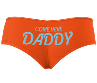 Come Here Daddy - Orange Boyshort