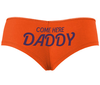 Come Here Daddy - Orange Boyshort