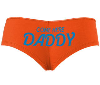 Come Here Daddy - Orange Boyshort