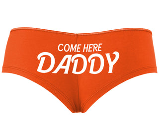 Come Here Daddy - Orange Boyshort