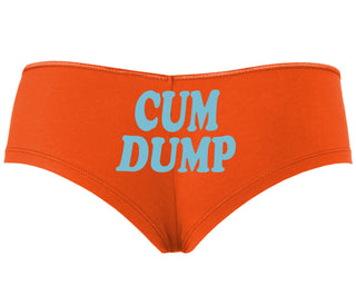 Cum Dump - Bold Design - Orange Boyshort