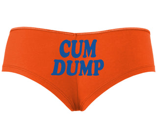Cum Dump - Bold Design - Orange Boyshort