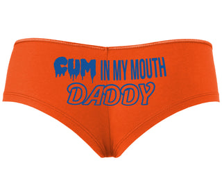 Cum In My Mouth Daddy - Orange Boyshort