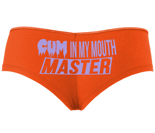 Cum In My Mouth Master - Orange Boyshort