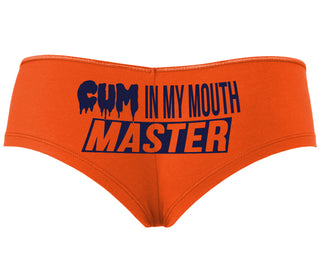 Cum In My Mouth Master - Orange Boyshort