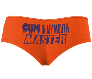 Cum In My Mouth Master - Orange Boyshort