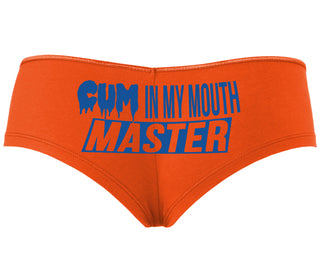 Cum In My Mouth Master - Orange Boyshort