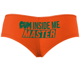 Cum Inside Me Master - Orange Boyshort