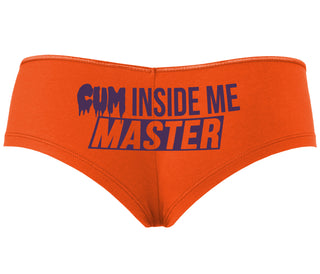 Cum Inside Me Master - Orange Boyshort
