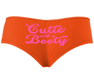 Cutie With a Booty - Orange Boyshort