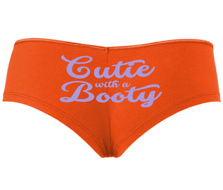 Cutie With a Booty - Orange Boyshort