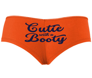 Cutie With a Booty - Orange Boyshort