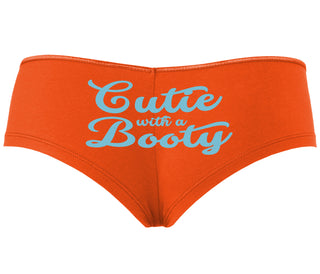 Cutie With a Booty - Orange Boyshort
