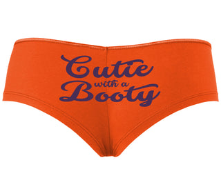 Cutie With a Booty - Orange Boyshort