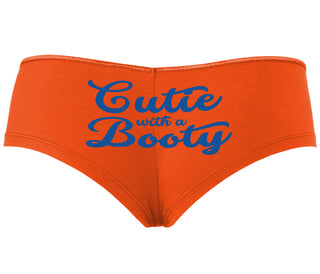 Cutie With a Booty - Orange Boyshort