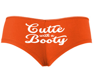 Cutie With a Booty - Orange Boyshort
