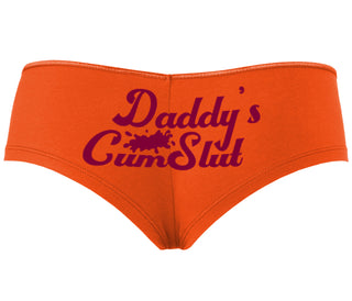 Daddy's Cumslut - Orange Boyshort