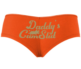 Daddy's Cumslut - Orange Boyshort