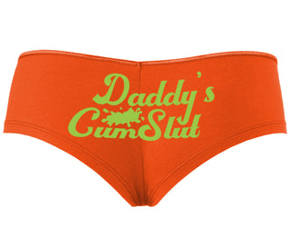 Daddy's Cumslut - Orange Boyshort