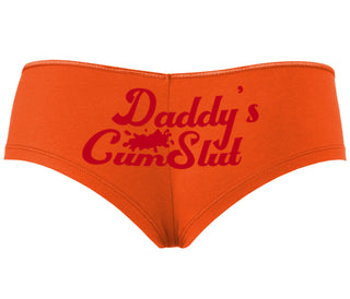 Daddy's Cumslut - Orange Boyshort