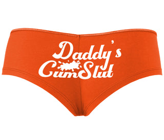 Daddy's Cumslut - Orange Boyshort