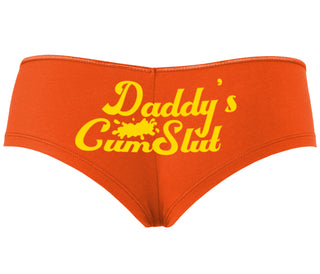 Daddy's Cumslut - Orange Boyshort