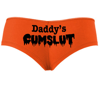 Daddy's Cumslut - Orange Boyshort