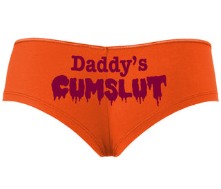 Daddy's Cumslut - Orange Boyshort