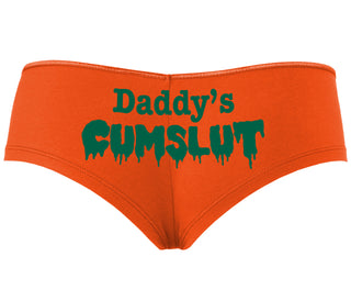 Daddy's Cumslut - Orange Boyshort