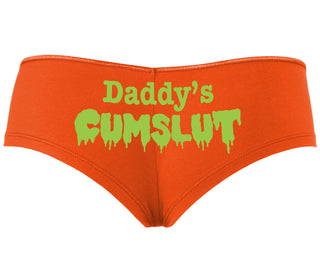 Daddy's Cumslut - Orange Boyshort