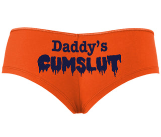 Daddy's Cumslut - Orange Boyshort