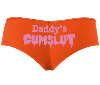 Daddy's Cumslut - Orange Boyshort