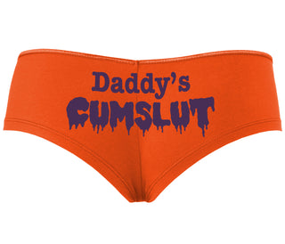 Daddy's Cumslut - Orange Boyshort