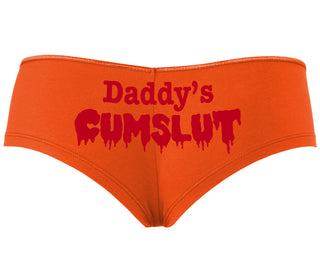 Daddy's Cumslut - Orange Boyshort
