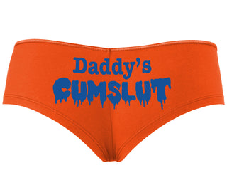 Daddy's Cumslut - Orange Boyshort