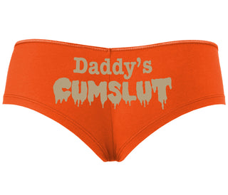 Daddy's Cumslut - Orange Boyshort