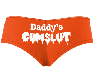 Daddy's Cumslut - Orange Boyshort