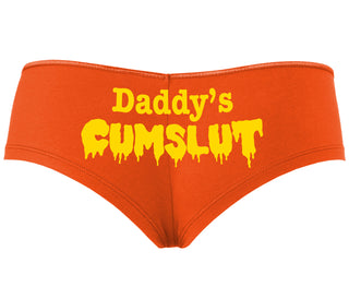 Daddy's Cumslut - Orange Boyshort