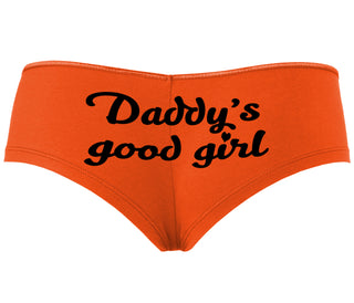Daddy's Good Girl - Orange Boyshort
