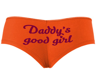 Daddy's Good Girl - Orange Boyshort