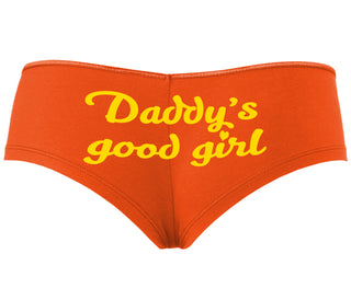 Daddy's Good Girl - Orange Boyshort