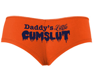 Daddy's Little Cumslut - Orange Boyshort
