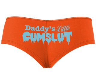 Daddy's Little Cumslut - Orange Boyshort